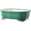 Mokko dark green bonsai pot by Yixing - 245 x 190 x 70 mm