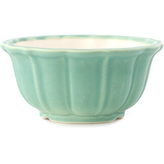 Yixing Pot à bonsaï vert moyen 135 mm par Yixing, Chine