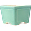 Pot à bonsaï carré moyen vert par Yixing - 140 x 140 x 110 mm