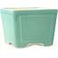 Pot à bonsaï carré moyen vert par Yixing - 140 x 140 x 110 mm