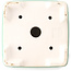 Pot à bonsaï carré moyen vert par Yixing - 140 x 140 x 110 mm