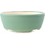 Maceta redonda mediana para bonsái verde de Yixing - 145 x 145 x 65 mm