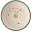 Pot à bonsaï rond moyen vert par Yixing - 145 x 145 x 65 mm