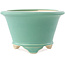 Pot à bonsaï rond moyen vert par Yixing - 170 x 170 x 110 mm