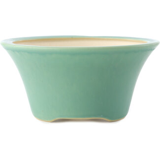 Yixing 200 mm  medium green bonsai pot by Yixing, China