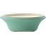 Pot à bonsaï rond moyen vert par Yixing - 215 x 215 x 75 mm