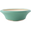 Pot à bonsaï rond moyen vert par Yixing - 215 x 215 x 75 mm