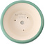 Pot à bonsaï rond moyen vert par Yixing - 215 x 215 x 75 mm