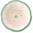 Pot à bonsaï rond moyen vert par Yixing - 205 x 205 x 65 mm