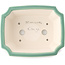 Maceta rectangular mediana para bonsái verde de Yixing - 220 x 180 x 60 mm