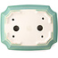 Maceta rectangular mediana para bonsái verde de Yixing - 220 x 180 x 60 mm