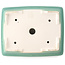 Maceta rectangular mediana para bonsái verde de Yixing - 215 x 170 x 70 mm