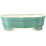 Mokko medium groene bonsaipot van Yixing - 245 x 190 x 70 mm