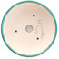 Pot à bonsaï rond moyen bleu-vert par Yixing - 145 x 145 x 65 mm