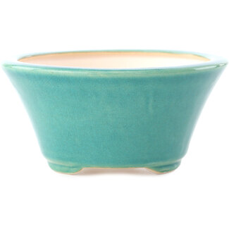 Yixing Pot à bonsaï bleu-vert moyen de 135 mm par Yixing, Chine