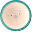 Maceta redonda mediana para bonsái verde azulado de Yixing - 135 x 135 x 65 mm