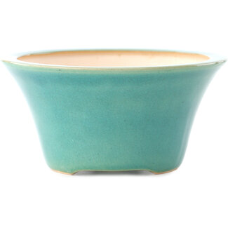 Yixing Pot à bonsaï bleu-vert moyen de 160 mm par Yixing, Chine