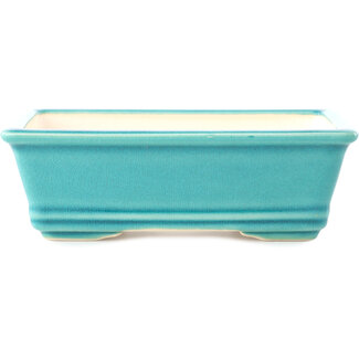 Yixing 180 mm  medium bluegreen bonsai pot by Yixing, China