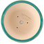 Maceta redonda mediana para bonsái verde azulado de Yixing - 200 x 200 x 95 mm