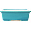 Rectangular medium bluegreen bonsai pot by Yixing - 215 x 170 x 70 mm