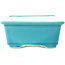 Rectangular medium bluegreen bonsai pot by Yixing - 215 x 170 x 70 mm