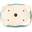 Mokko middelgrote blauwgroene bonsaipot van Yixing - 245 x 190 x 70 mm