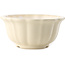 Vaso bonsai rotondo in avorio di Yixing - 135 x 135 x 65 mm