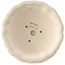 Pot à bonsaï rond ivoire par Yixing - 135 x 135 x 65 mm