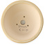 Pot à bonsaï rond ivoire par Yixing - 135 x 135 x 65 mm