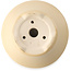 Pot à bonsaï rond ivoire par Yixing - 135 x 135 x 65 mm