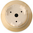 Maceta redonda para bonsái de color marfil de Yixing - 170 x 170 x 110 mm