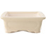 Rectangular ivory bonsai pot by Yixing - 180 x 125 x 60 mm