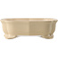 Mokko ivory bonsai pot by Yixing - 245 x 190 x 70 mm