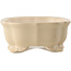 Mokko ivory bonsai pot by Yixing - 245 x 190 x 70 mm