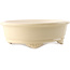 Ovaler Elfenbein-Bonsai-Topf von Yixing - 270 x 200 x 80 mm