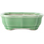 Mokko celadon green bonsai pot by Yixing - 150 x 115 x 55 mm