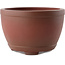 Pot à bonsaï rond non émaillé par Yixing - 150 x 150 x 98 mm