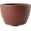 Vaso bonsai rotondo non smaltato di Yixing - 150 x 150 x 98 mm