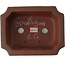 Pot à bonsaï rectangulaire non émaillé par Yixing - 175 x 135 x 53 mm
