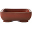 Pot à bonsaï rectangulaire non émaillé par Yixing - 178 x 133 x 40 mm