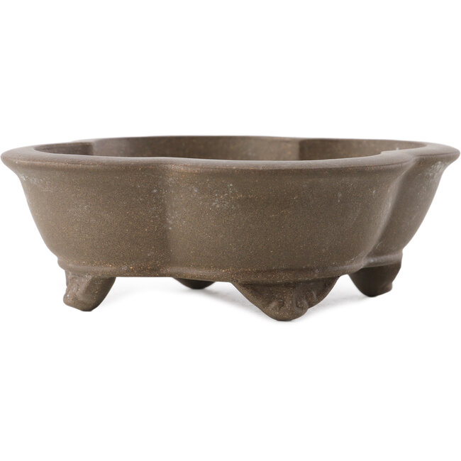 Vaso bonsai Mokko non smaltato di Yixing - 160 x 135 x 50 mm