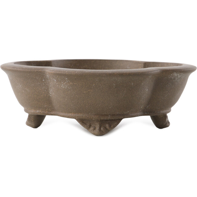 Vaso bonsai Mokko non smaltato di Yixing - 160 x 135 x 50 mm