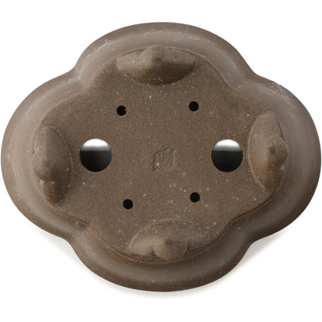 Maceta para bonsái Mokko sin esmaltar de Yixing - 160 x 135 x 50 mm