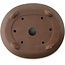 Pot à bonsaï ovale non émaillé par Yixing - 250 x 210 x 70 mm