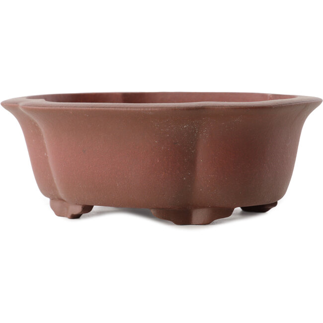 Vaso bonsai Mokko non smaltato di Yixing - 175 x 135 x 60 mm