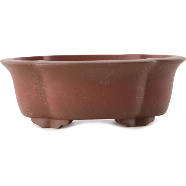 Mokko unglazed bonsai pot by Yixing - 175 x 135 x 60 mm