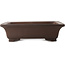 Vaso bonsai rettangolare non smaltato di Yixing - 330 x 265 x 90 mm