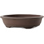 Pot à bonsaï ovale non émaillé par Yixing - 199 x 157 x 47 mm