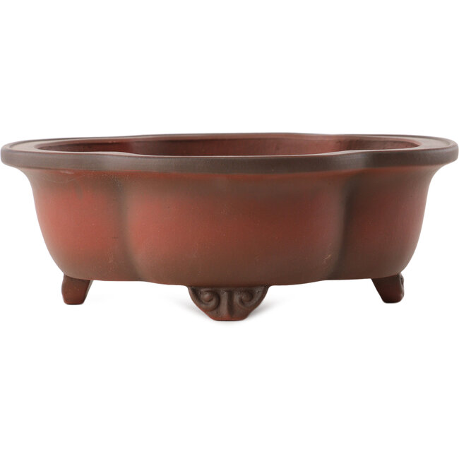 Mokko unglazed bonsai pot by Yixing - 185 x 155 x 65 mm