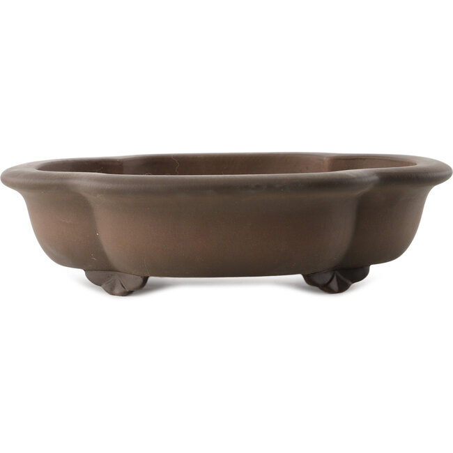 Mokko unglazed bonsai pot by Yixing - 310 x 275 x 75 mm